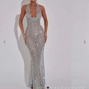 Lorena maxi dress ! Silver